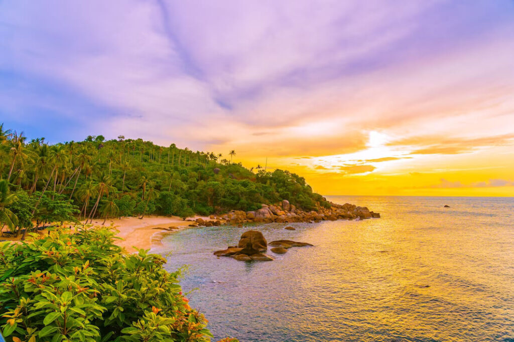 koh samui zonsondergang